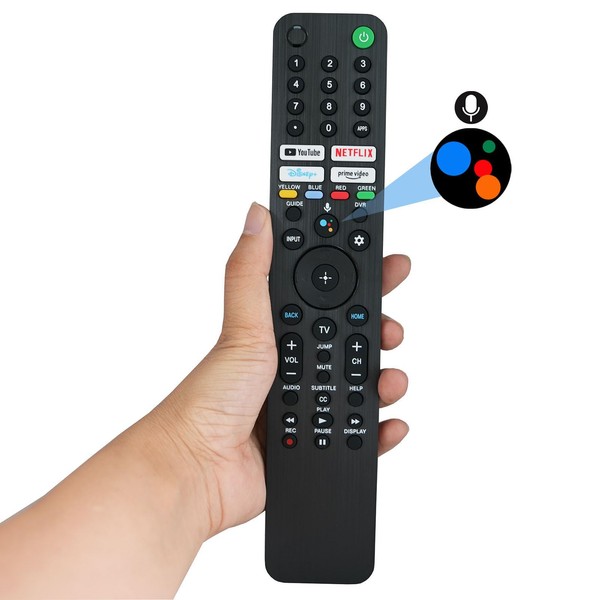 Voice Replacement Remote Control RMF-TX520U for Sony TV, Replacement for