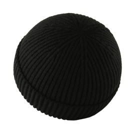 FREEBIRD99 Beanie Hat for Men Women Knit Cuffed Skull Cap Daily Winter Beanie Toque (Black+Grey)