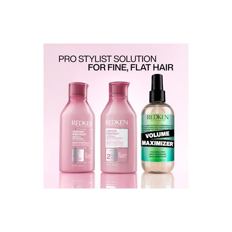 Acondicionador Redken Volume Injection para dar Volumen y Densidad al
