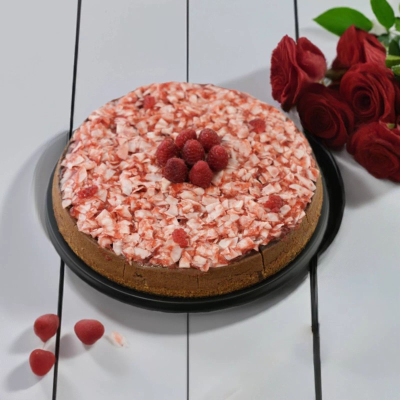 Andy Anand Sugar Free Raspberry Coconut Chocolate Cheesecake 9" with