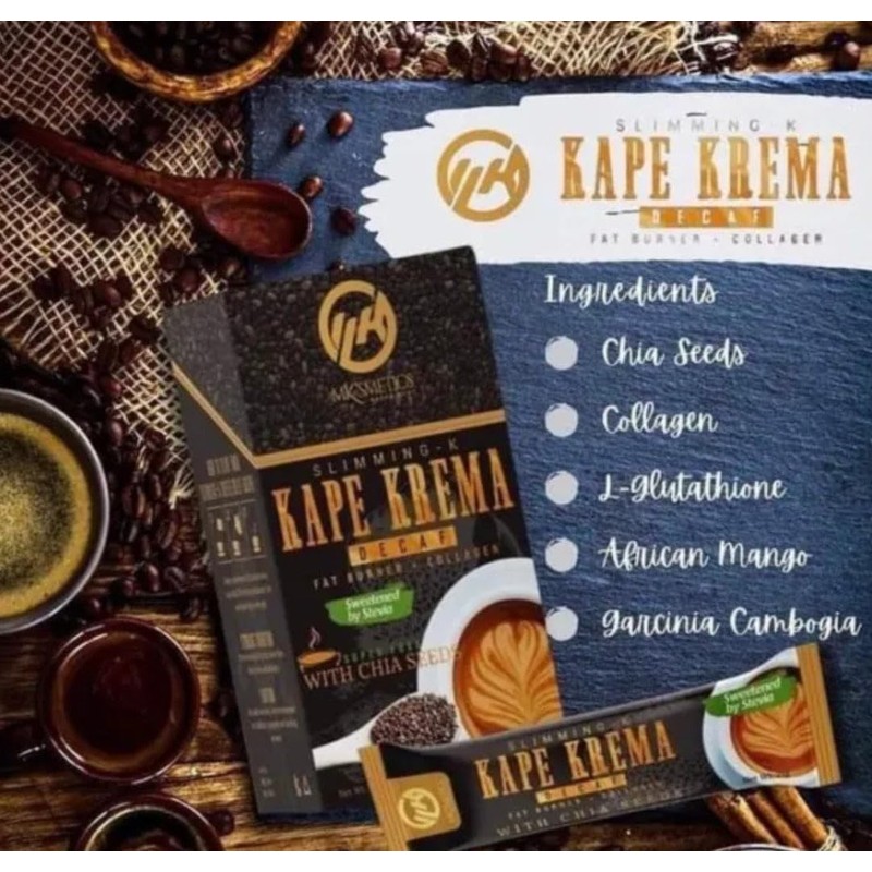 Madam Kilay JUMBO KAPE KREMA Decaf Coffee (30 Sachets)