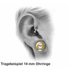 JUANLOWE No Drama Lama Earrings Silver Alpaca Stud Earrings Stainless