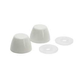 Fluidmaster 7115 White Toilet Bolt Caps