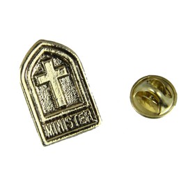 6030541 Minister Lapel Pin Clergy Pastor Tie Tack Brooch Church Associate Reverand