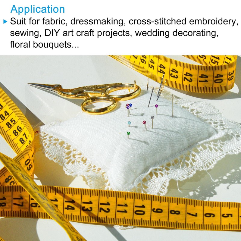 PATIKIL Sewing Pins, 200 Pcs 1.5 Inch Straight Pin with