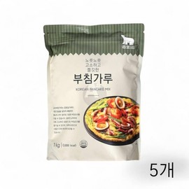 Gompyo Crispy Buchimgae Pancake Mix Powder 1kg (5 Packs) - Perfect for Festive Dishes Food Ingredients
