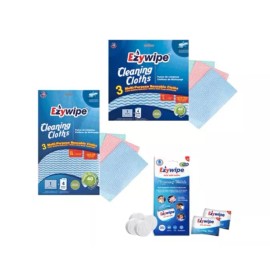 Ezywipe Reusable Cleaning Cloth Multipurpose HeavyDuty. Super Absorbent - 3 Packs new.