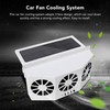 Energy Saving Solar Car Exhaust Fan, Auto Solar Powered Car