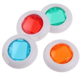 Quality Photo 4 Pack Lens Filters - for Instax Mini 8 Mini 9 Instant Film Camera Close Up Color Filter