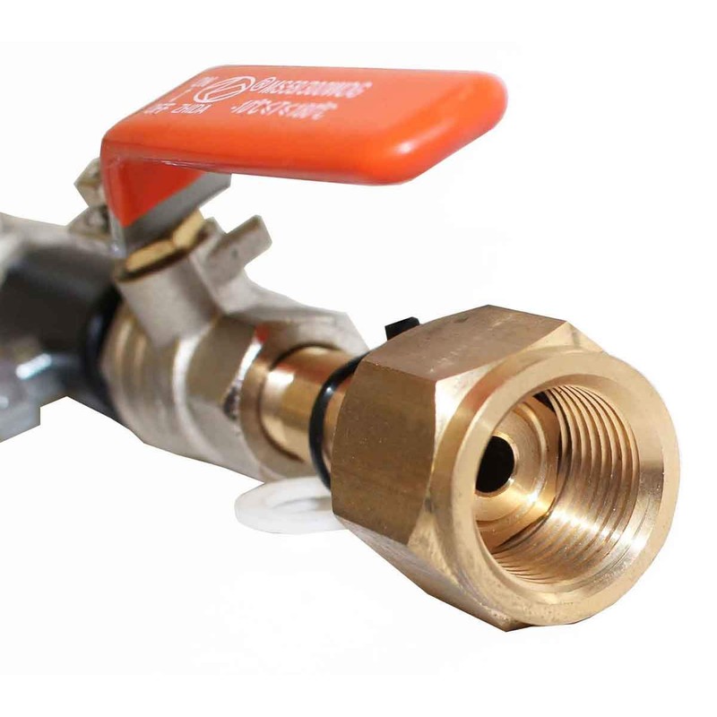 home water carbonator co2 tank refill adapter.