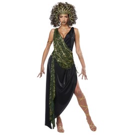 Womens Sedusa Costume with Snake Headpiece (Small)