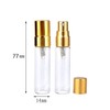 JJLMALL-Glass Spray Bottles (10-Pack) - 5ml Refillable Fine Mist Empty