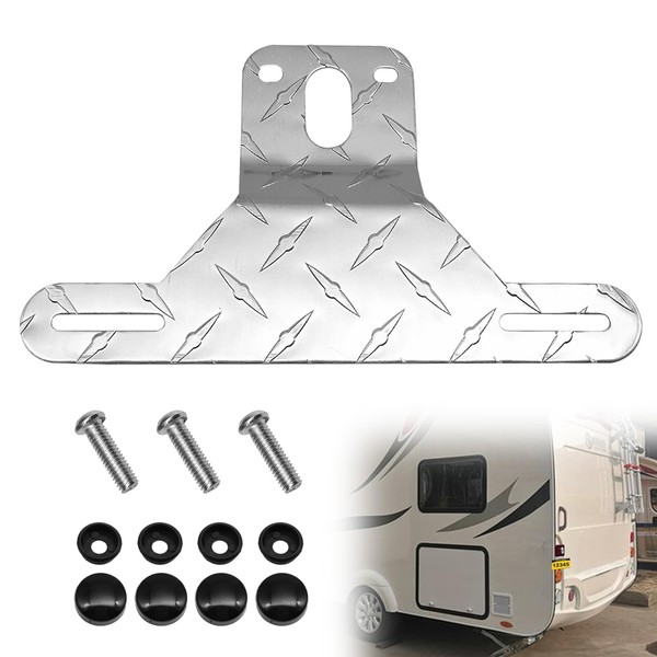 CmeRto Trailer License Plate Bracket Frame Heavy-Duty Bracket Holder Trailer