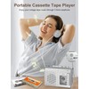 Cassette Player Recorder with Bluetooth Transmitter Walkman, Portable AM FM