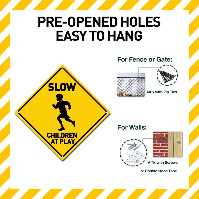 BTHUKO 12 x 12 inch “Slow - Children at Play”