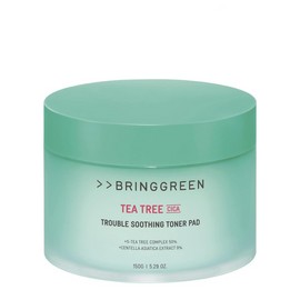 BRING GREEN Tea Tree Cica Trouble Soothing Toner Pad (90 pads)