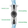 Watflow 180° & 360° Adjustable Metal Swivel Connector，Durable Brass &