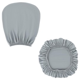 GHVACZS Office Chair Cover, Washable Cover Office Chair, Elastic Cover for Office Chair, Suitable for Most Office Chairs (Backrest Cover and Seat Cushion Cover) (Light Grey)