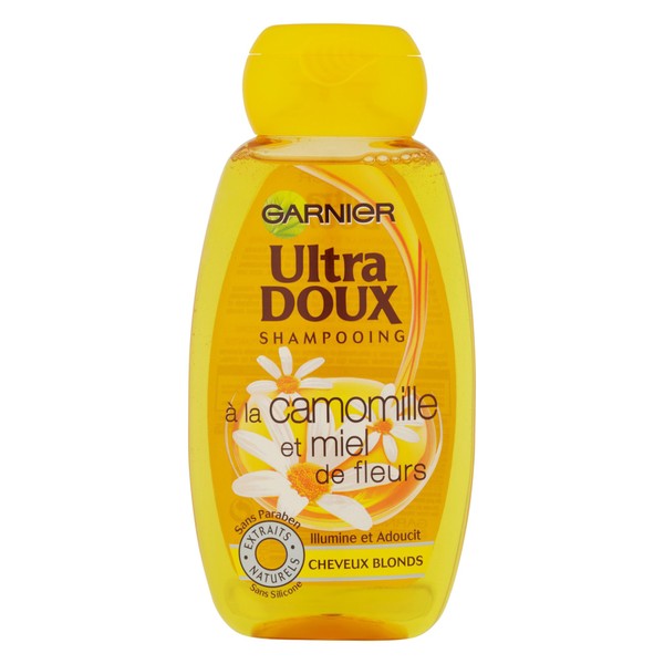 Garnier Ultra DOUX Shampoo for Hair Set of 3 (3 x 250 ml)
