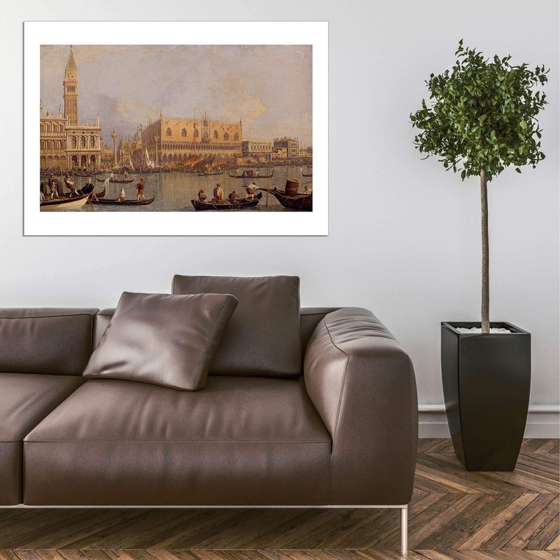 Spiffing Prints Canaletto - Veduta del Palazzo Ducale di Venezia