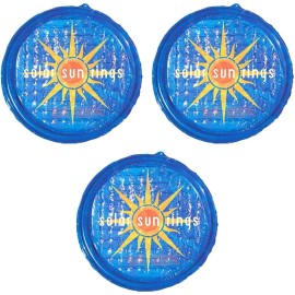 Solar Sun Rings Pool Cover | Sunburst Design | 5' x 5' | SSR-SB-02 (3 Pack)