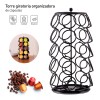 Bluelander Torre Organizador Giratoria Para Capsulas De Café Nespresso