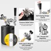 MRbrew 64oz Mini Keg Growler Portable Draft Beer Dispenser System