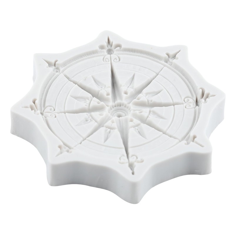 Compass Polymer Clay Molds Nautical Compass Silicone Mold