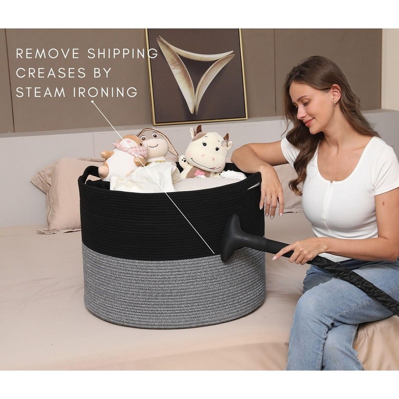 24" x 24" x 17" Max Size Large Cotton Rope