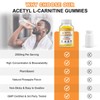 2 Pack Acetyl L-Carnitine Gummies 2500mg, L-Carnitine Supplement for Adults,