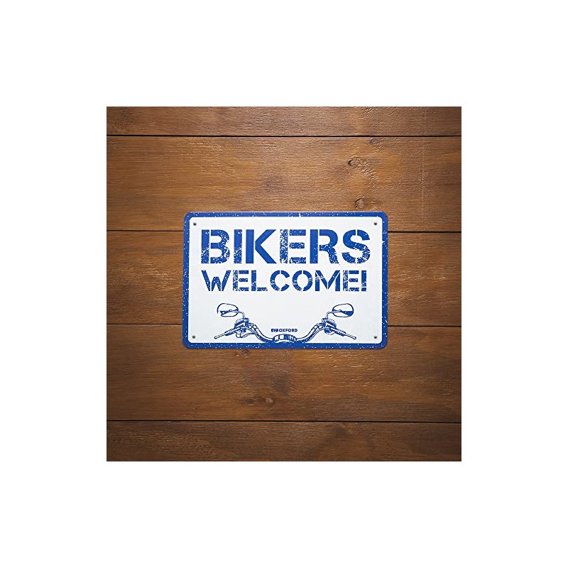 Oxford Products Motorcycle Metal Sign Garage Shed Workshop