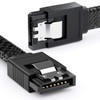 deleyCON 3 x 30 cm SATA 3 Cable Nylon Set