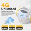 LinkSear 4G LTE Cellular Solar Security Camera Wireless Outdoor, No