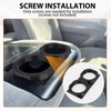 JERBOR Center Console Dual Cup Holder for OBS Ford F250