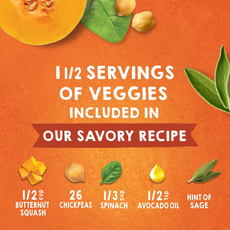 Happy Baby Organic Squash, Chickpeas & Spinach Baby Food, 4