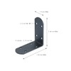 Rmdusk 8Pcs Heavy Duty Corner Braces Solid Metal 90 Degree