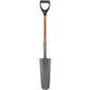 Forestry Suppliers Hollow Back Drain Spade/Sharp Shooter Shovel, 14" Blade,