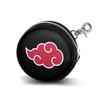Naruto Clouds-Cookie Wallet, Black, 8.7 x 8.7 cm, black, cookie