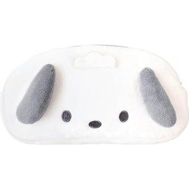 [T'S Factory] Stationery Plush Face Pen Pouch Sanrio Characters Pochacco White Multicolor