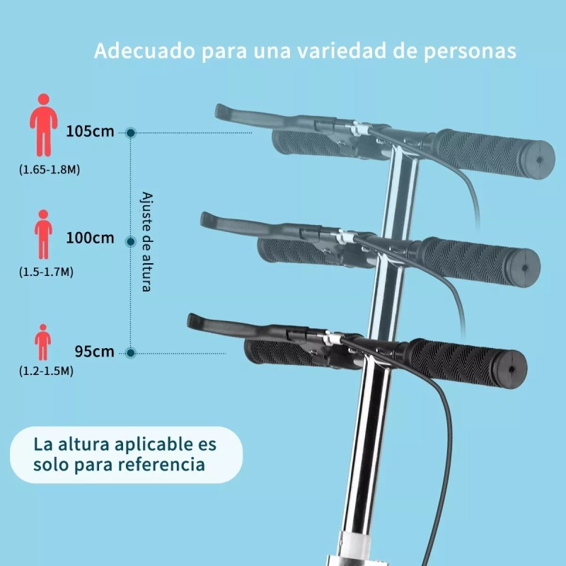 Show Me Patinete Adulto Con Freno De Mano Regulable Plegable