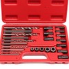 Wiltec Screw Extractor Set 25 Pieces Left Extractor Bolt Screwdriver