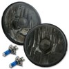 Octane Lighting 5 3/4 Inch Crystal Smoked Halogen Headlight Metal