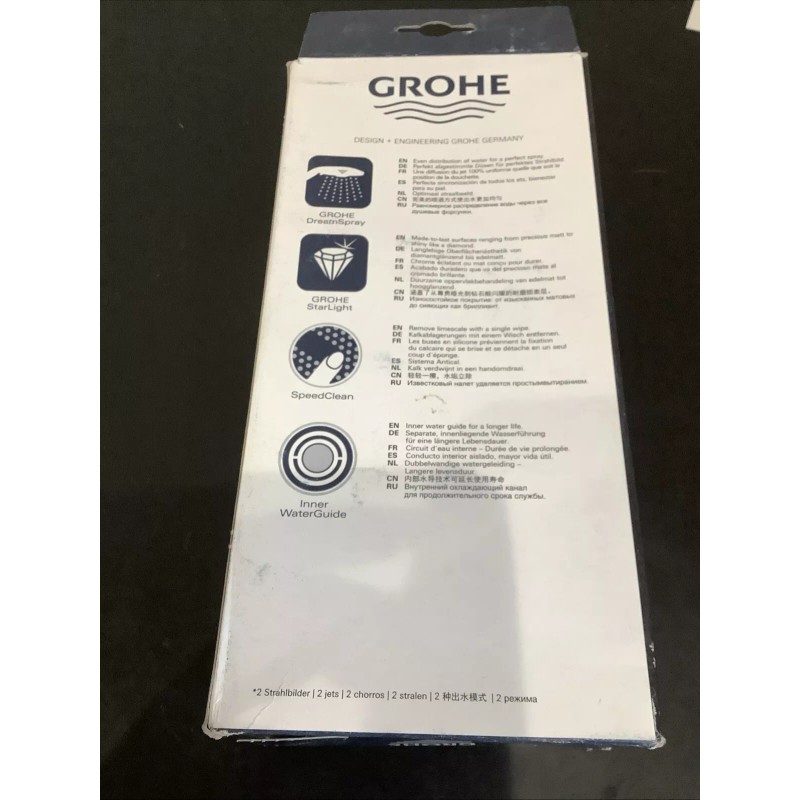 Grohe Handshower Tempesta Cosmo 100 Special Version Silver 2 Sprays