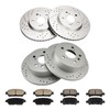 Torchbeam Front and Rear Brake Pad & Rotor Kit Brake