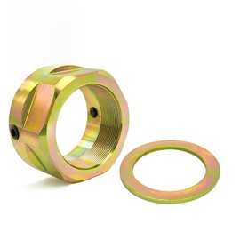 Rear Axle Lock Nut Set Compatible with Yamaha Raptor 700R YFM700 YFM700R 2006-2024 YFZ450 2004-2013 OEM# 90179-36003-00