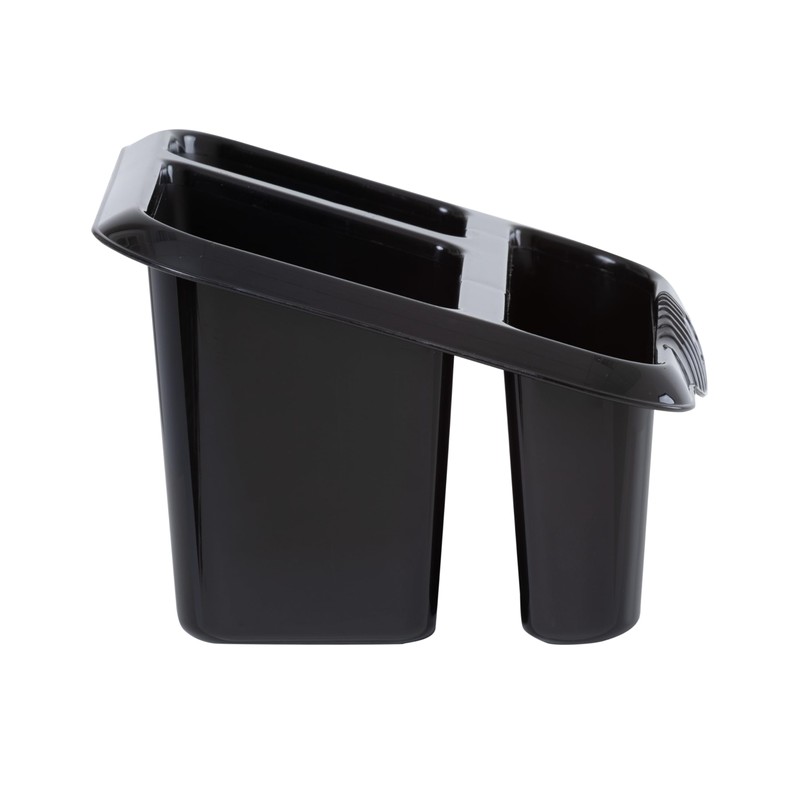 Wham Casa Large Sink Tidy/Organiser (Black)