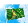 DMSE Boxing Kangaroo Australian Australia Flag 3X5Ft Foot 100% Polyester