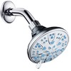 AquaDance Antimicrobial – Anti-Clog High-Pressure 6-Setting Shower Head with Microban