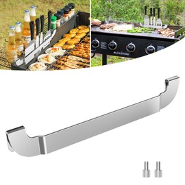 tonhui Griddle Spatula Holder, 10 Inch Stainless Steel Barbecue Tool Hold Rack, Outdoor Picnic Griddle Accessories for Blackstone, Royal Gourmet and Other Flat Top Griddle