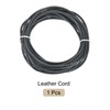 Rebower Round Braided Leather Cord 4mm Bolo Leather Cord String